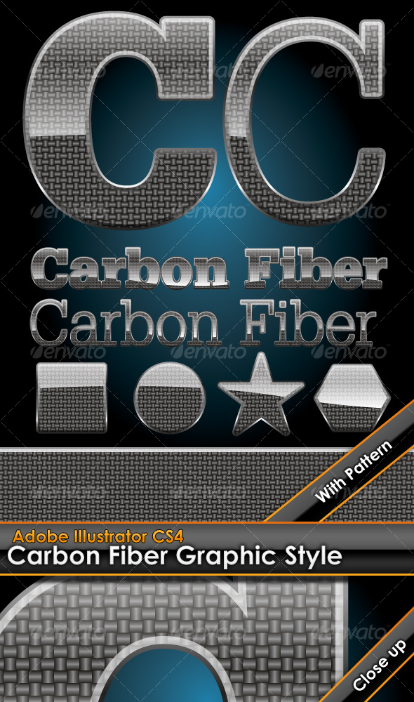 GraphicRiver Glossy Carbon Fiber Graphic Style with Pattern 95216 GraphicRiver Glossy Carbon Fiber Graphic Style with Pattern 95216