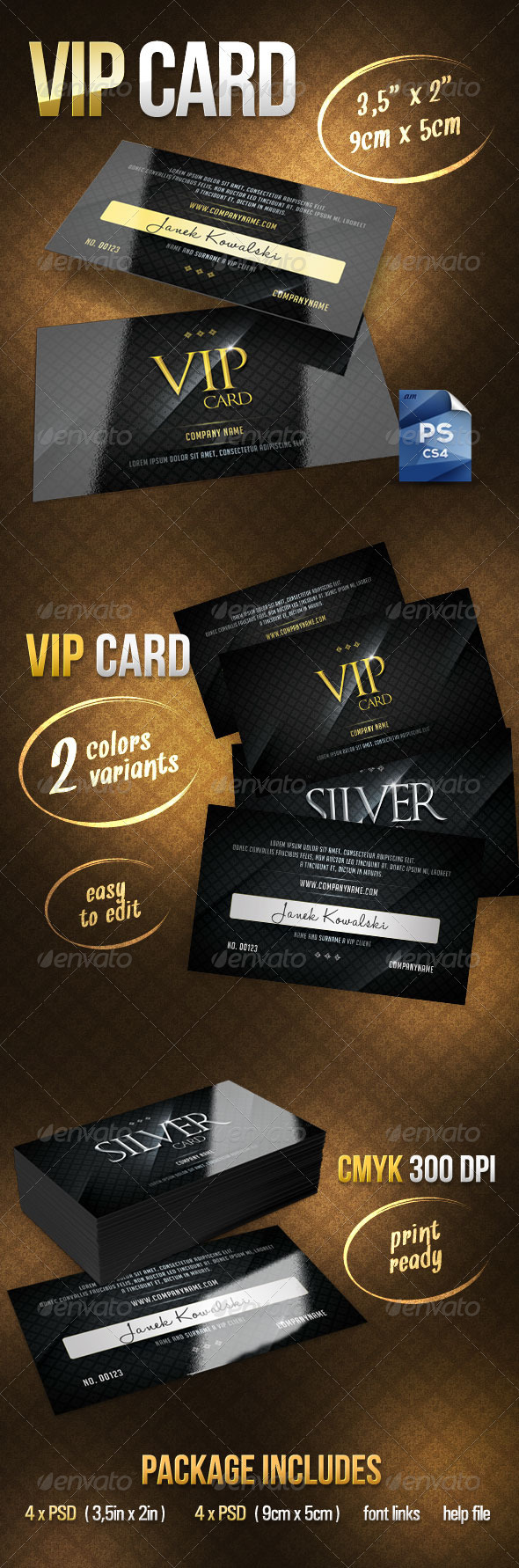 GraphicRiver Vip Card 2976851 GraphicRiver Vip Card 2976851