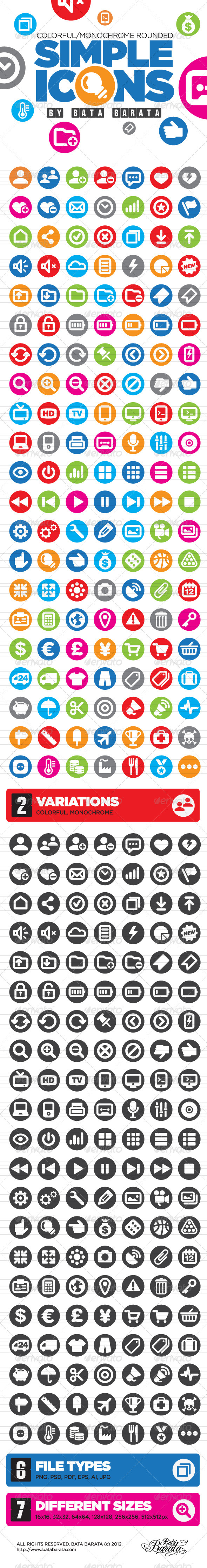 GraphicRiver Simple Icons 3010757 GraphicRiver Simple Icons 3010757