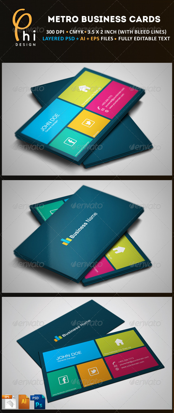GraphicRiver Square Business Card 3014081 GraphicRiver Square Business Card 3014081