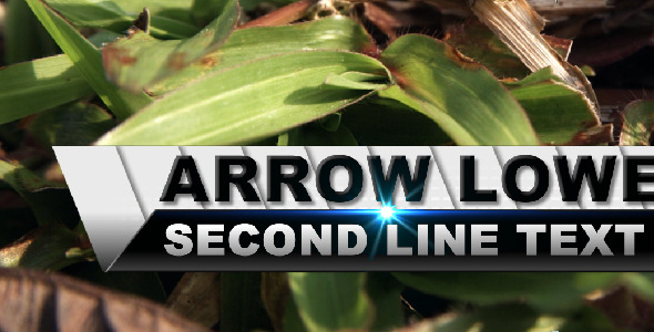 After Effects Project - VideoHive Arrow Lower Third 309220 After Effects Project - VideoHive Arrow Lower Third 309220