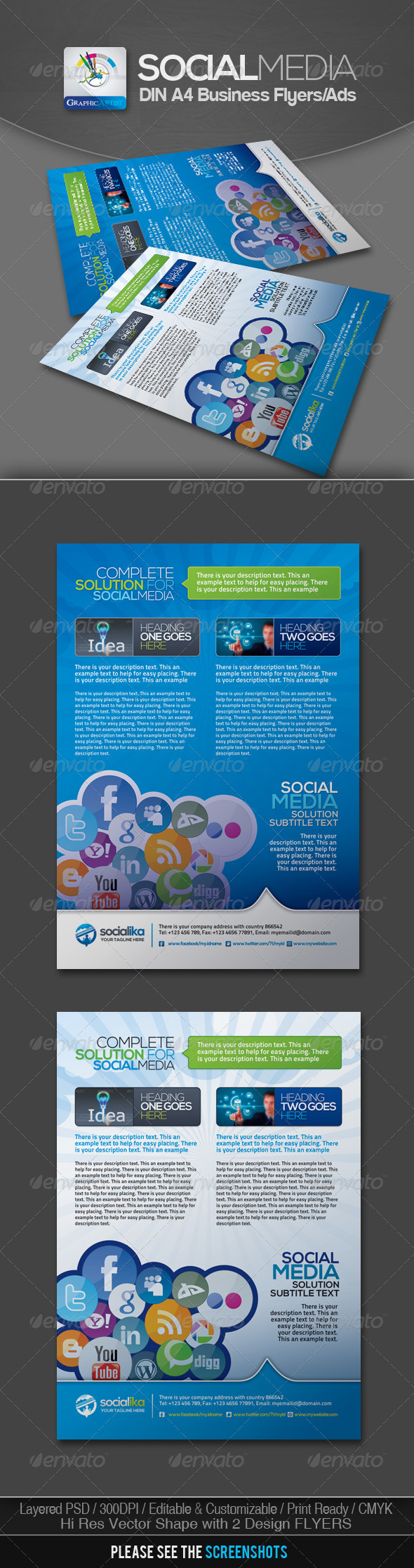 GraphicRiver Social Media Business Flyers v.2 3023822 GraphicRiver Social Media Business Flyers v.2 3023822