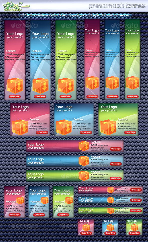 GraphicRiver Premium Web Banner 107588 GraphicRiver Premium Web Banner 107588