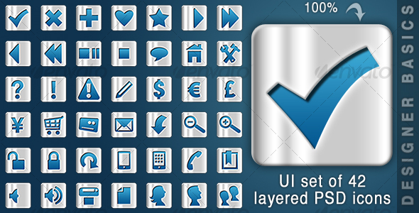 GraphicRiver UI Matt Metal Icons 42 Icons 108004 GraphicRiver UI Matt Metal Icons 42 Icons 108004