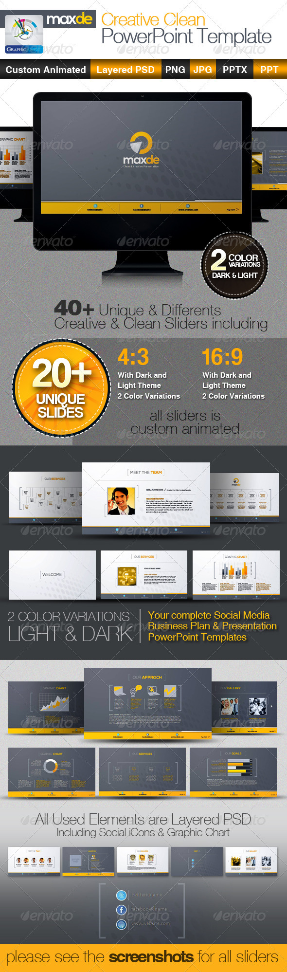 GraphicRiver MaxDe Creative Clean PowerPoint Templates 3037672 GraphicRiver MaxDe Creative Clean PowerPoint Templates 3037672