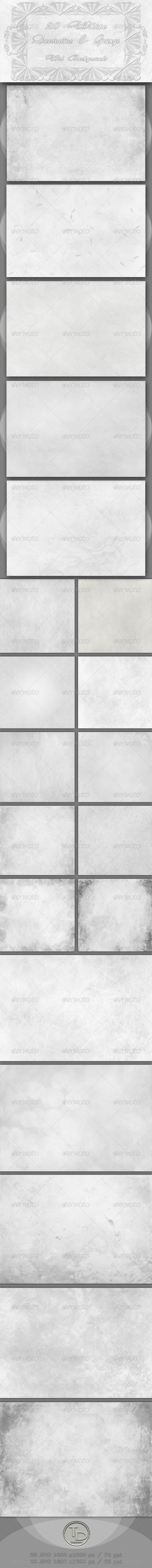 GraphicRiver 20 White Decorative and Grunge Web Backgrounds 2688449 GraphicRiver 20 White Decorative and Grunge Web Backgrounds 2688449