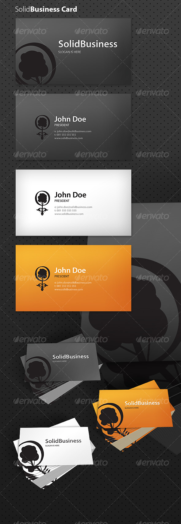 GraphicRiver Solid Business Card 108617 GraphicRiver Solid Business Card 108617