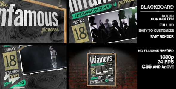 After Effects Project - VideoHive Blackboard 3058313 After Effects Project - VideoHive Blackboard 3058313