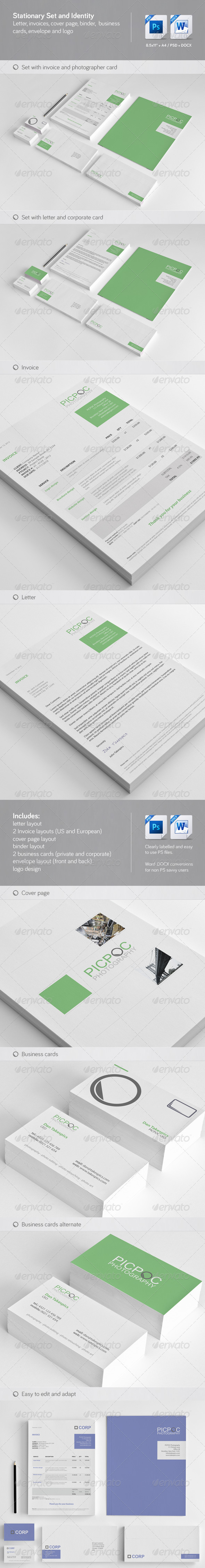 GraphicRiver Clean & Modern Stationary Invoice and Identity 3009834 GraphicRiver Clean & Modern Stationary Invoice and Identity 3009834