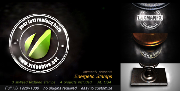 VideoHive Energetic Stamps 3052898 VideoHive Energetic Stamps 3052898