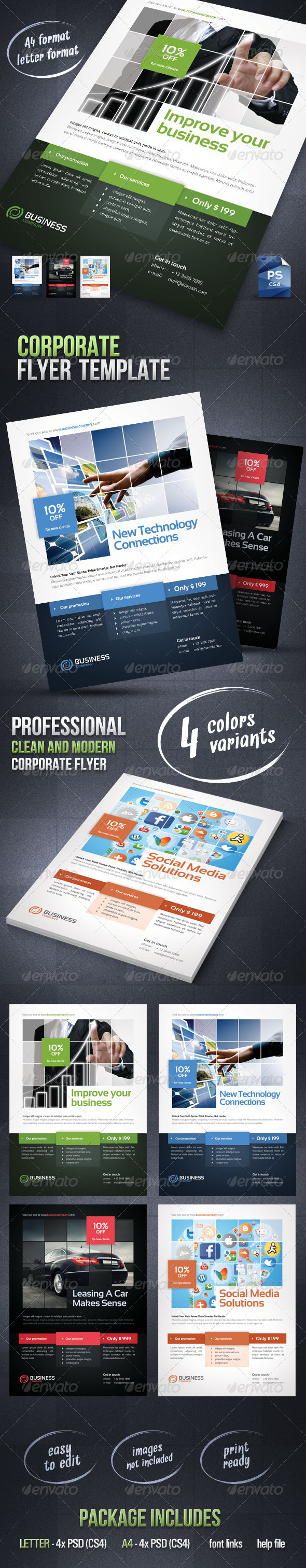 GraphicRiver Corporate Flyer Template 3075362 GraphicRiver Corporate Flyer Template 3075362