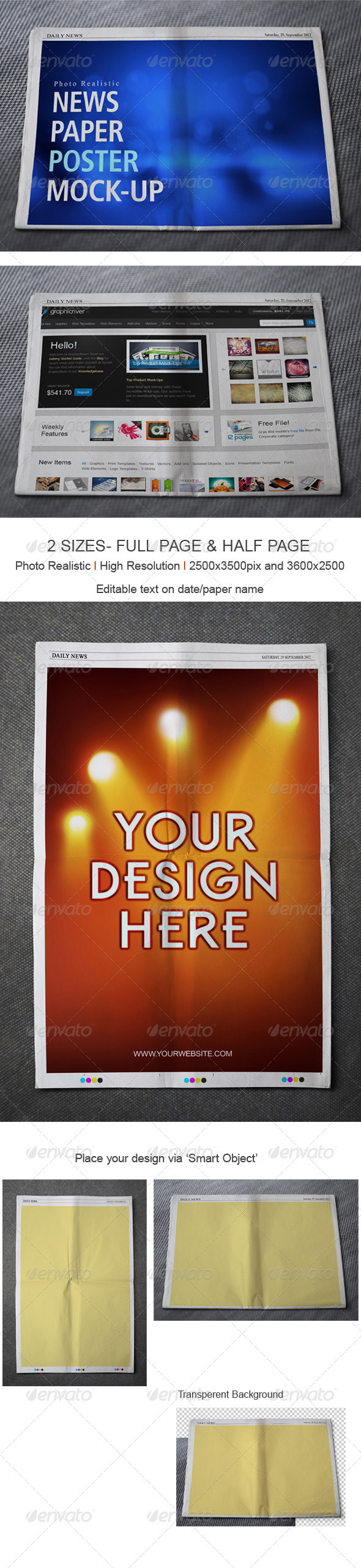 GraphicRiver News Paper Mock up 3079743 GraphicRiver News Paper Mock up 3079743