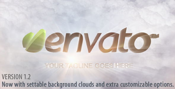After Effects Project - VideoHive Clouds and Shiny Logo Reveal 2866142