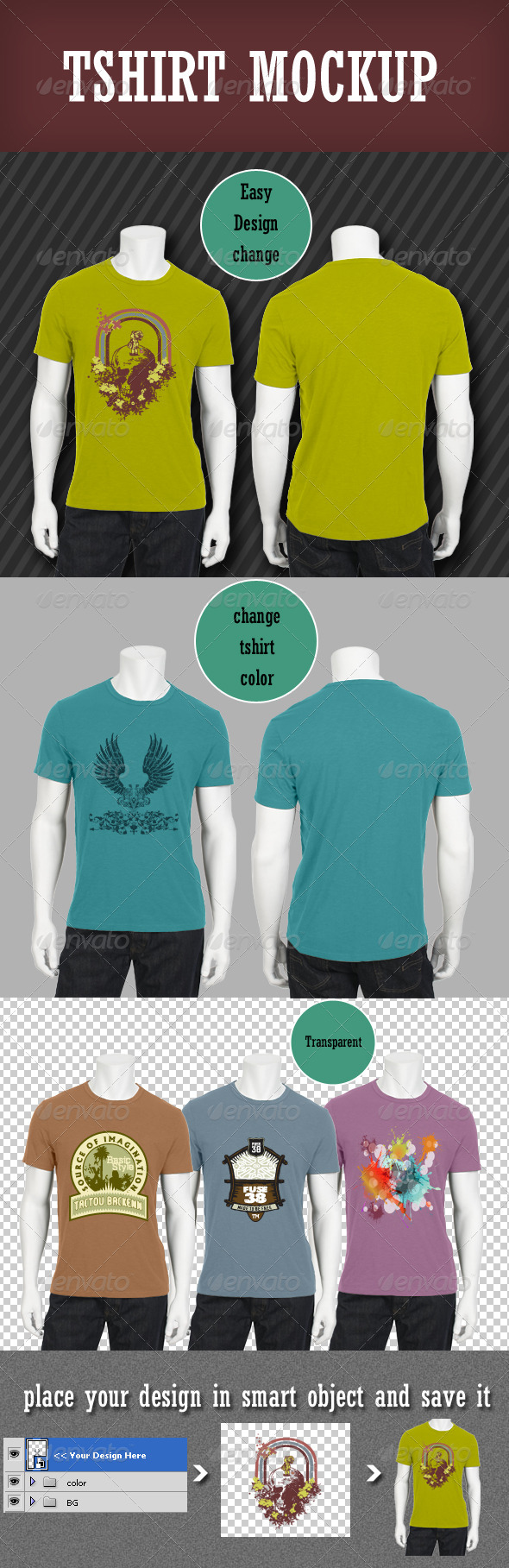 Uniform Shirts With Logo Mockup Template » Dondrup.com