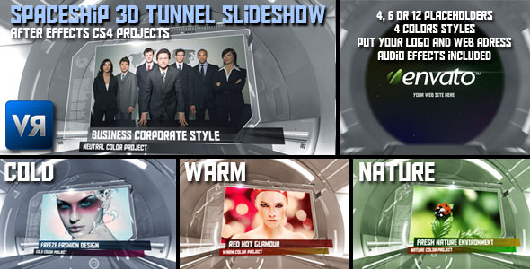 After Effects Project - VideoHive Spaceship 3D tunnel slideshow 319698 After Effects Project - VideoHive Spaceship 3D tunnel slideshow 319698