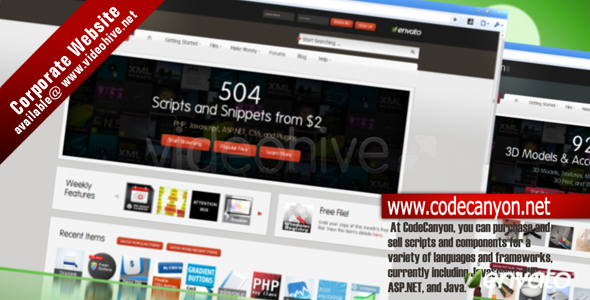 After Effects Project - VideoHive Corporate Website HD promo 110537 After Effects Project - VideoHive Corporate Website HD promo 110537