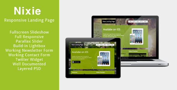 ThemeForest - Nixie - Responsive Landing Page ThemeForest - Nixie - Responsive Landing Page