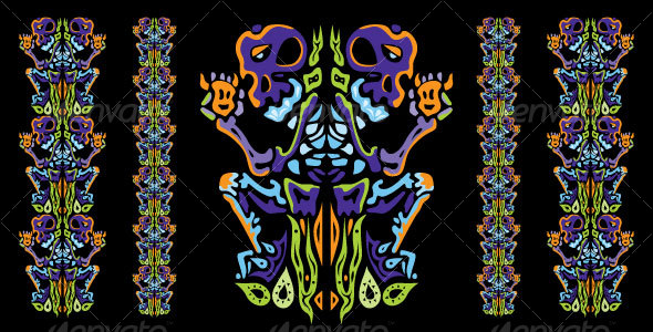 GraphicRiver Psychedelic ornament element 111146 GraphicRiver Psychedelic ornament element 111146