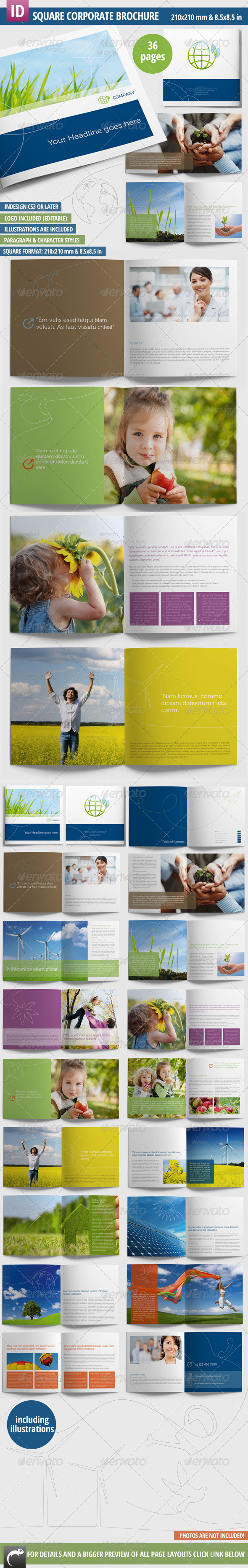 GraphicRiver Square Corporate Image Brochure 36 Pages 3157173 GraphicRiver Square Corporate Image Brochure 36 Pages 3157173