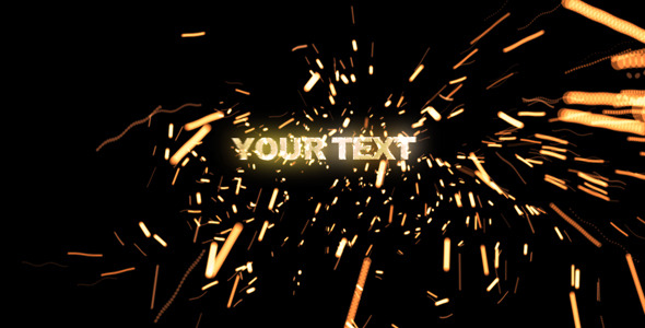 VideoHive Text Sparks 3158347