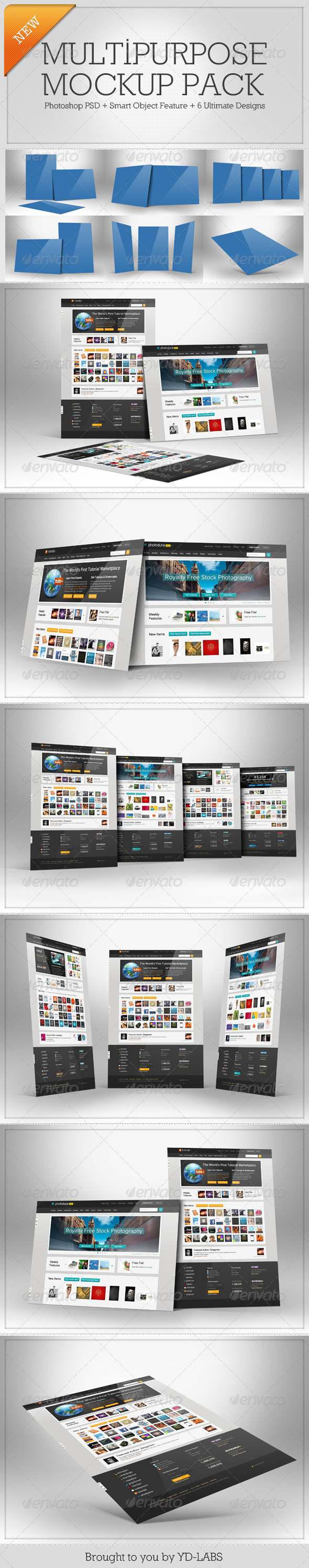 GraphicRiver Multipurpose Mockup Pack 1 3166817 GraphicRiver Multipurpose Mockup Pack 1 3166817