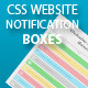CSS Website Notification Boxes CSS Website Notification Boxes - CodeCanyon Item for Sale