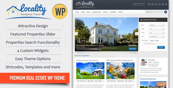 ThemeForest Locality Real Estate WordPress Theme WordPress Corporate Business 2203240 ThemeForest Locality Real Estate WordPress Theme WordPress Corporate Business 2203240
