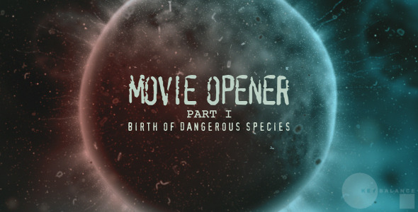 After Effects Project - VideoHive Movie opener Dangerous species 3186338