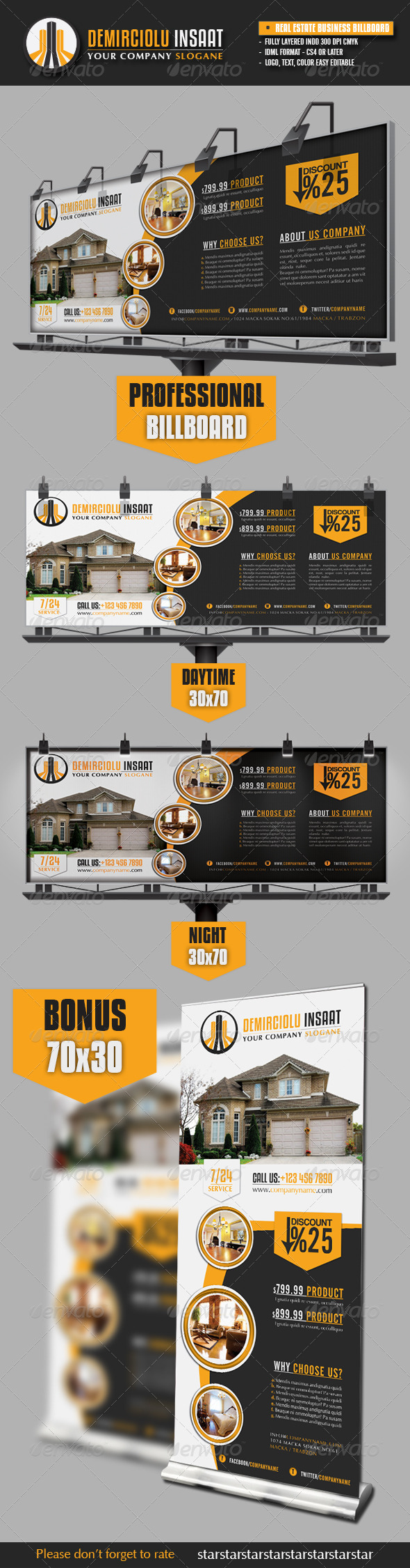 GraphicRiver Real Estate Business Billboard 3192543 GraphicRiver Real Estate Business Billboard 3192543
