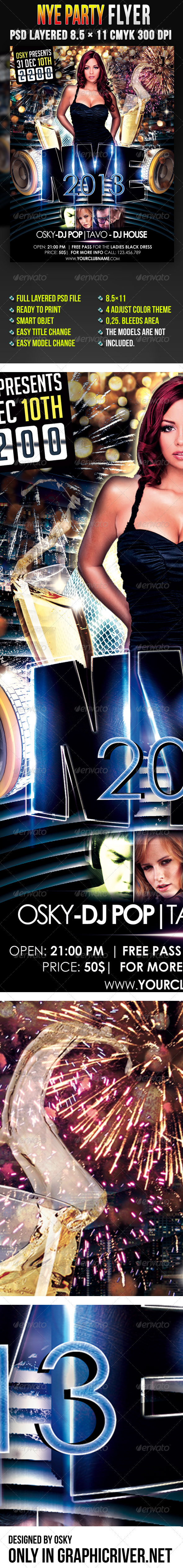 GraphicRiver Nye Flyer Template 3182113 GraphicRiver Nye Flyer Template 3182113