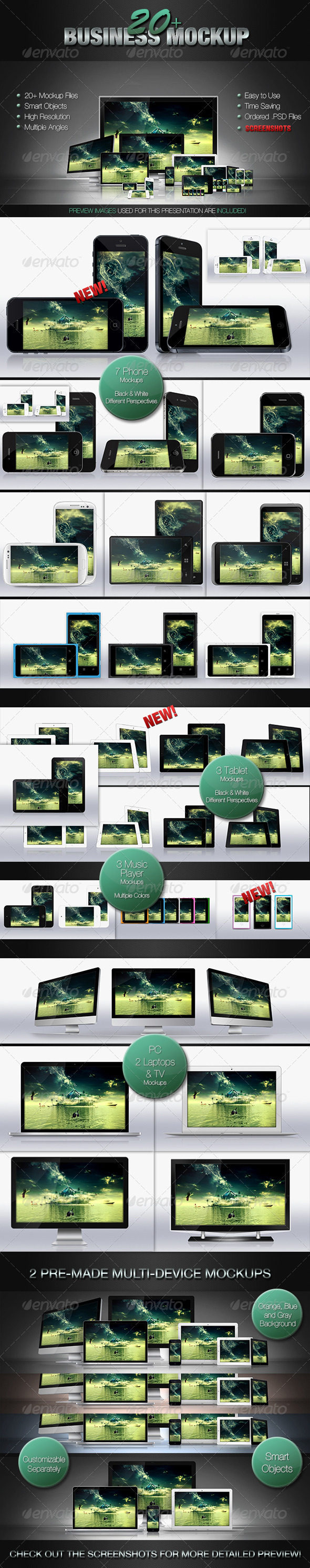 GraphicRiver 20& Business Mockups 3164601 GraphicRiver 20& Business Mockups 3164601