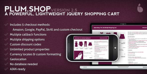 CodeCanyon plum.Shop A jQuery Shopping Cart 427746 CodeCanyon plum.Shop A jQuery Shopping Cart 427746