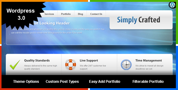 ThemeForest Simply Crafted Wordpress 3.0 113127 ThemeForest Simply Crafted Wordpress 3.0 113127