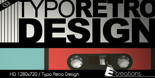 After Effects Project - VideoHive Typo Retro Design 3228090 After Effects Project - VideoHive Typo Retro Design 3228090