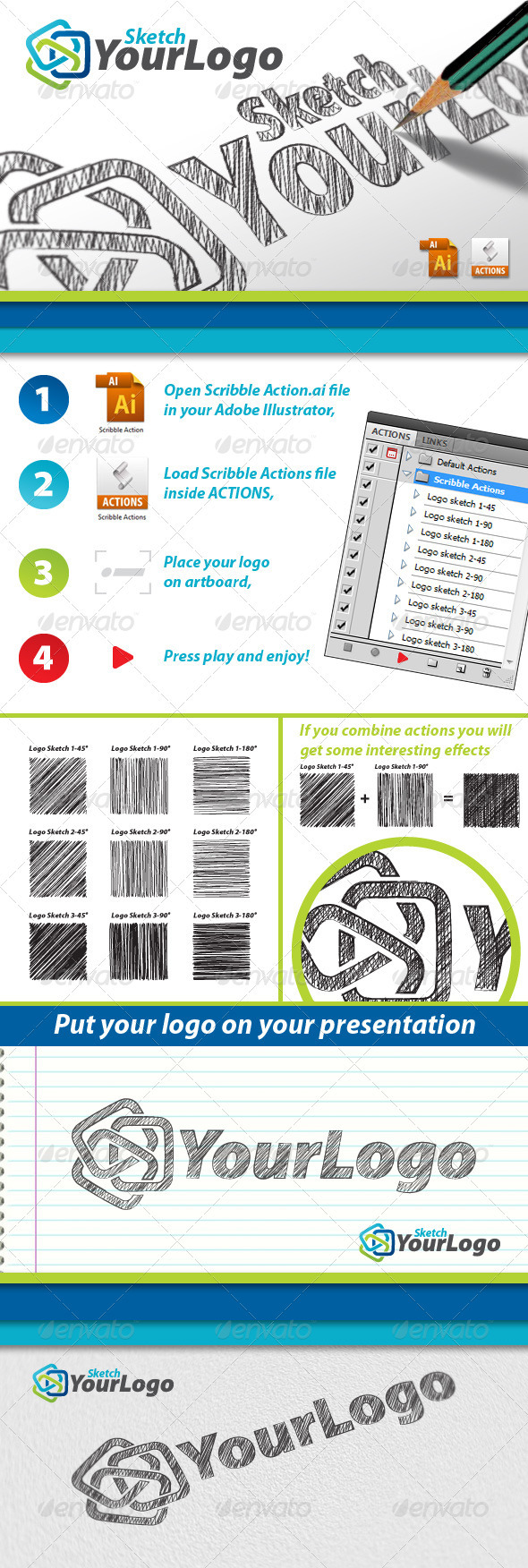 GraphicRiver Sketch Your Logo 3228310 GraphicRiver Sketch Your Logo 3228310