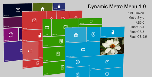 ActiveDen Dynamic Metro Menu Flash AS3 3222438 ActiveDen Dynamic Metro Menu Flash AS3 3222438
