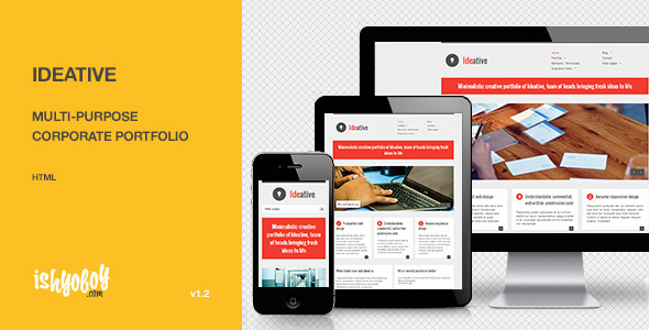 ThemeForest Ideative Multi-purpose corporate portfolio HTML 3195368 ThemeForest Ideative Multi-purpose corporate portfolio HTML 3195368