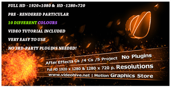 After Effects Project - VideoHive Partical Explosion Lower Third 3176718