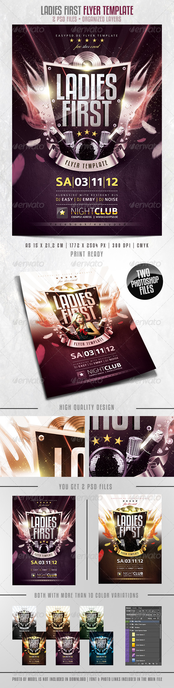 GraphicRiver Ladies First Flyer Template 3240495 GraphicRiver Ladies First Flyer Template 3240495