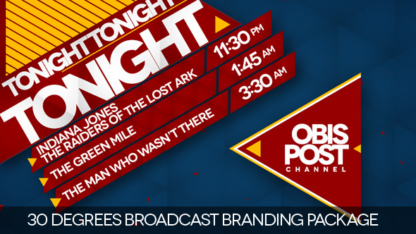 VideoHive 30 Degrees Broadcast Branding Package 3240952 VideoHive 30 Degrees Broadcast Branding Package 3240952