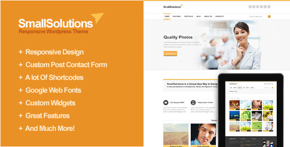 ThemeForest Smallsolutions Responsive Wordpress Template 3202740 ThemeForest Smallsolutions Responsive Wordpress Template 3202740