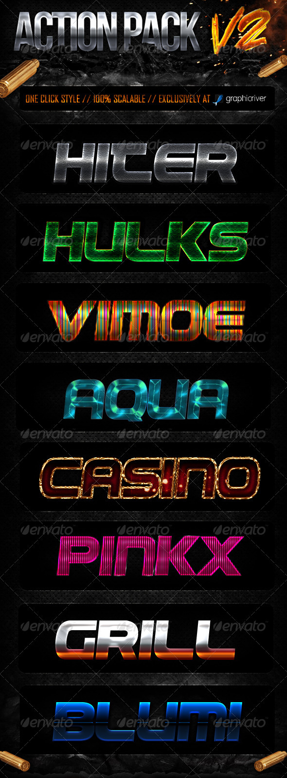 GraphicRiver Action Style Pack V2 335765 GraphicRiver Action Style Pack V2 335765