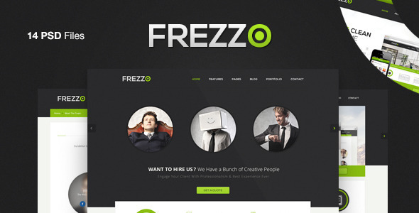 ThemeForest Frezzo Clean & Multi Purpose PSD Template 3236958 ThemeForest Frezzo Clean & Multi Purpose PSD Template 3236958