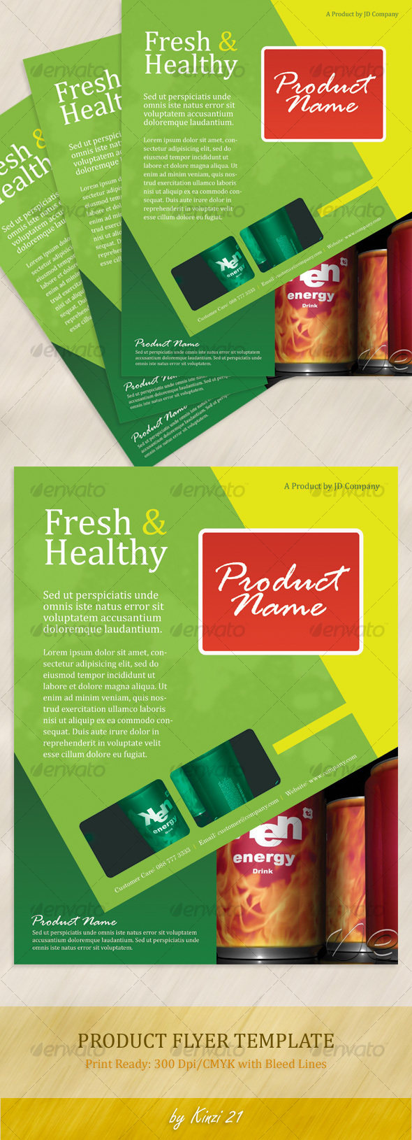 GraphicRiver Product Flyer Template 114556 GraphicRiver Product Flyer Template 114556