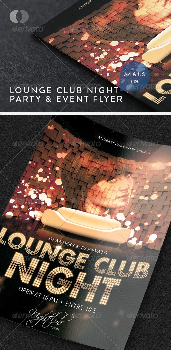 GraphicRiver Music & Event Flyer Lounge Club Night 2025186 GraphicRiver Music & Event Flyer Lounge Club Night 2025186