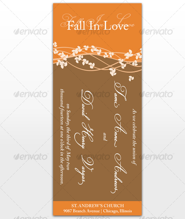 GraphicRiver Fall In Love Wedding Cards 113512 GraphicRiver Fall In Love Wedding Cards 113512