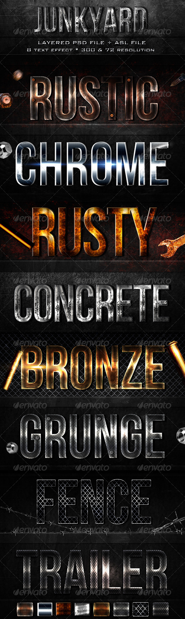 GraphicRiver Junkyard Text Effect 3265659 GraphicRiver Junkyard Text Effect 3265659