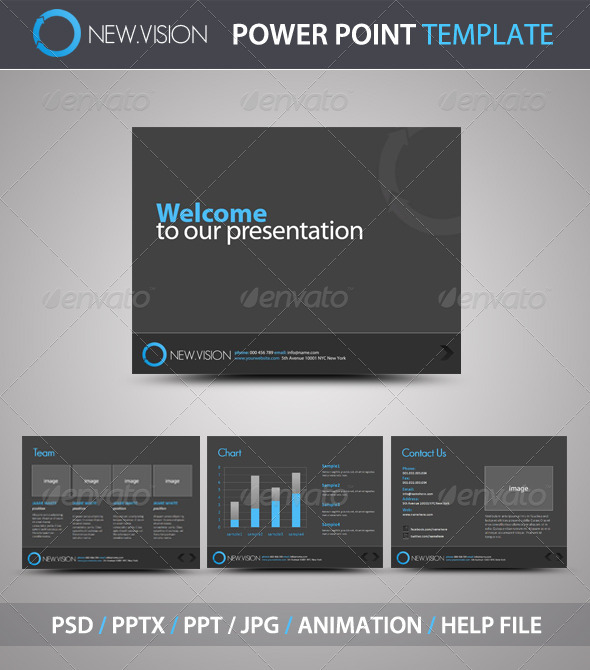 GraphicRiver NewVision PowerPoint Template 339451 GraphicRiver NewVision PowerPoint Template 339451