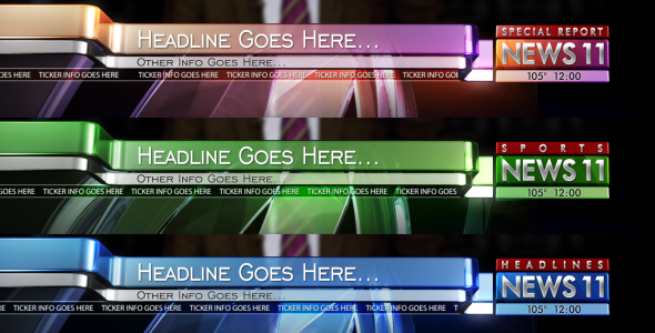 VideoHive Broadcast Design News Lower Third Pack 2 3276308 VideoHive Broadcast Design News Lower Third Pack 2 3276308