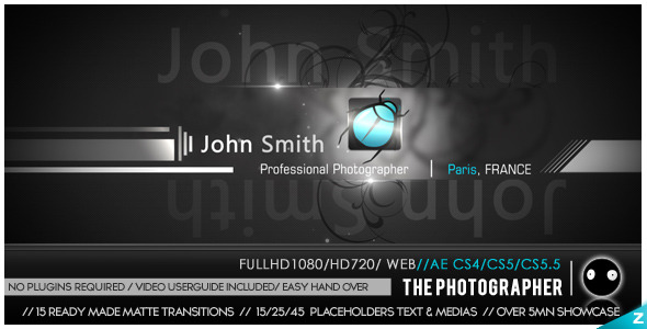 After Effects Project - VideoHive The Photographer 3303106 After Effects Project - VideoHive The Photographer 3303106